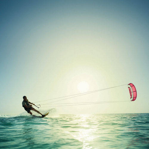 kitesurfing