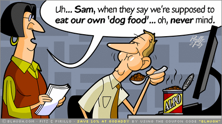 comer tu propia comida de perro